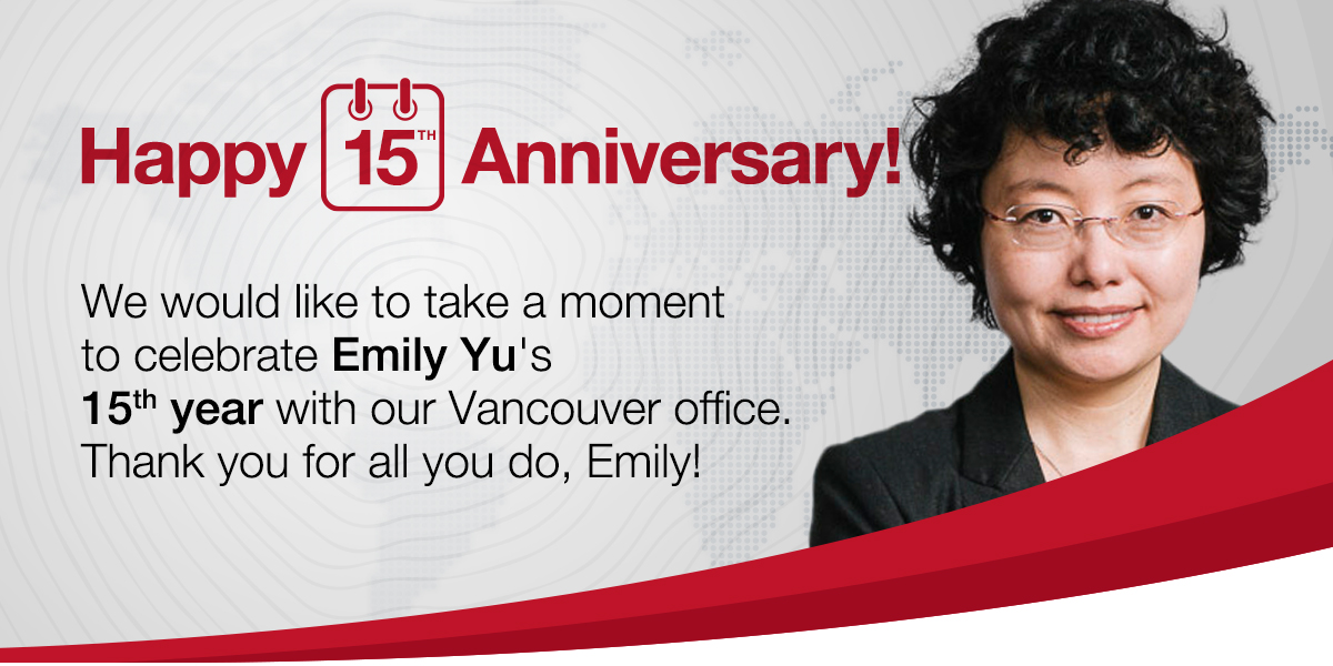 Emily Yu Celebrates 15 years with Andersen LLP