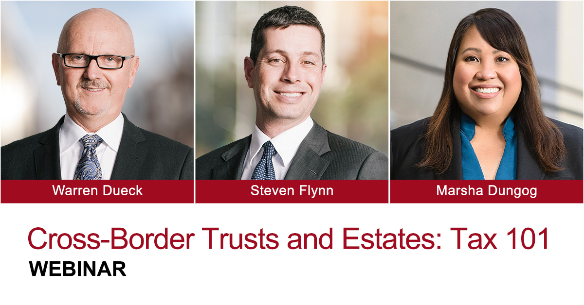 Cross Border Trust Estates