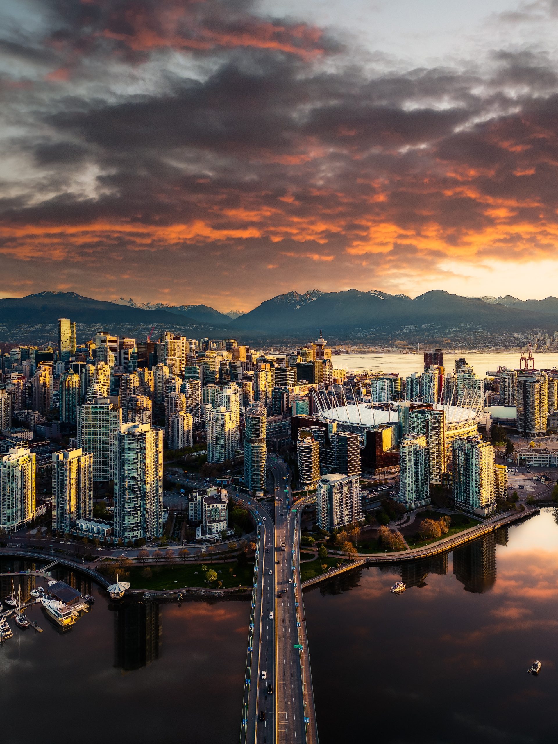 IMAGE - A,Fine,Art,Landscape,Drone,Photography,Image,Of,Of,Vancouver